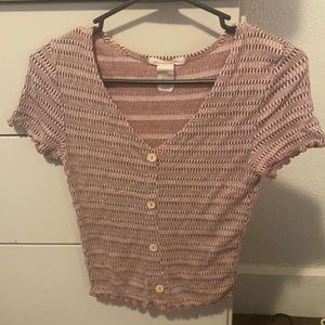Cute Red Short Top